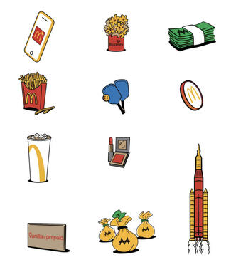 McDonald's Canadian Monopoly Game Icons